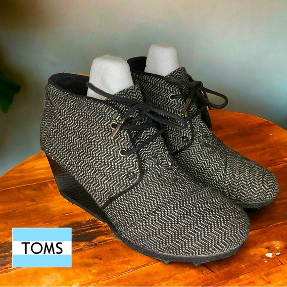 Toms Shoes - TOM’s Desert Wedge Bootie- 7.5